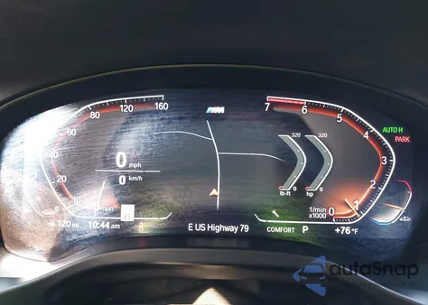 2022 BMW X3 xDrive30I z USA, uszkodzony, nr VIN 5UX53DP07N9L91238